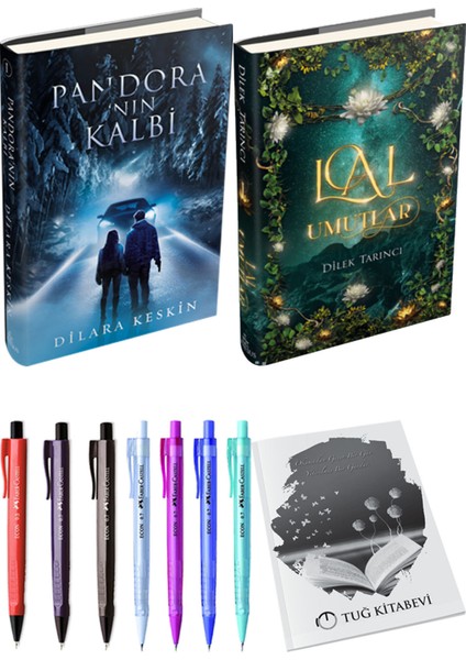 Lal Umutlar 1 Ciltli ve Ephesus Pandora'nın Kalbi 1 Ciltli Dilara Keskin 2li Set + Hediyeli