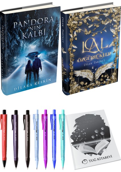 Lal Özgürlükler 2 Ciltli ve Ephesus Pandora'nın Kalbi 1 Ciltli Dilara Keskin 2li Set + Hediyeli