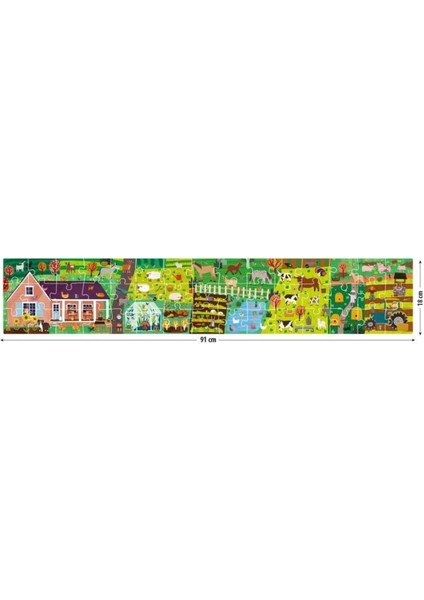 Puzzle + Stickers The Farm MU24926