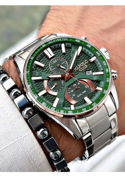 Jg. Polo Clup JPC.0624 S03151B.0 Çelik Kordon Erkek Kol Saati