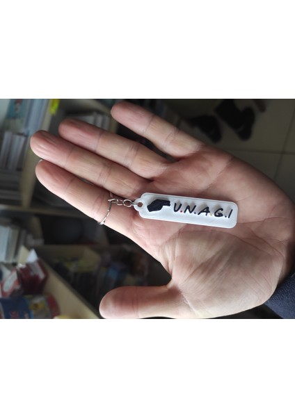 Friends Dizisi Unagi Logo Anahtarlık Anahtar Süsü