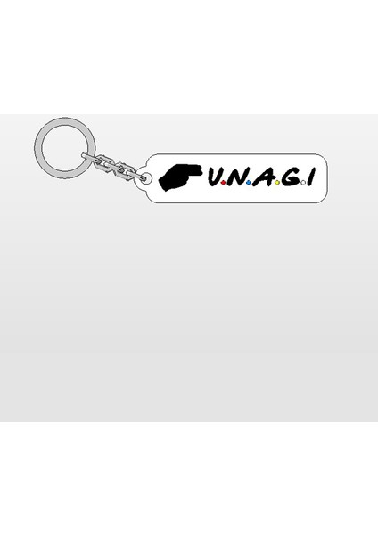 Friends Dizisi Unagi Logo Anahtarlık Anahtar Süsü fiyatları