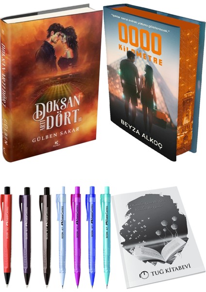 Sıfır Kilometre Film Özel Baskı Ciltli ve Doksan Artı Dört 2 Ciltli Gülben Sakar 2li Set + Hediyeli