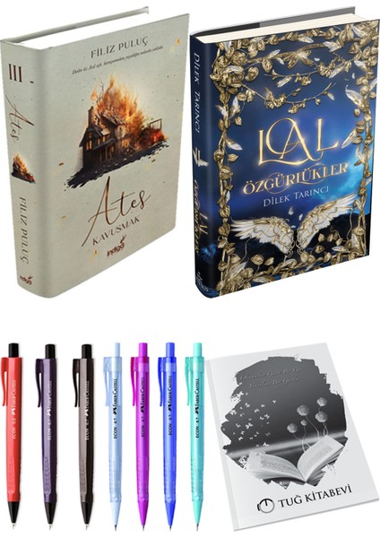 Lal Özgürlükler 2 Ciltli ve Ateş Kavuşmak 3 Ciltli Filiz Puluç 2li Set + Hediyeli