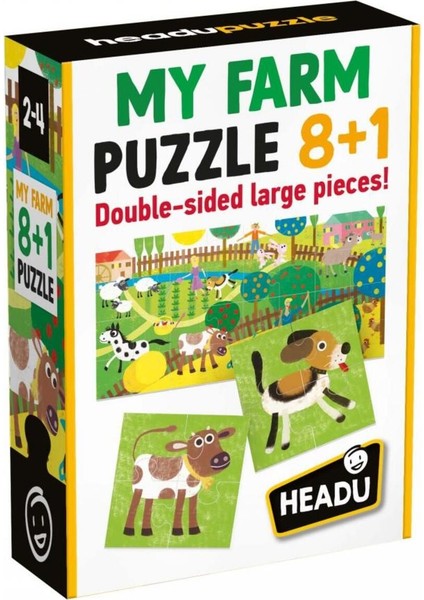 Çiftliğim 8+1 Puzzle (2-4 Yaş)