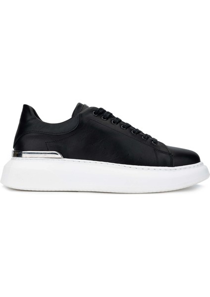 Erkek Deri Siyah/beyaz Sneakers & Spor Ayakkabı 933 Backs Erk Ayk SK24-25 Syh Dr/byz