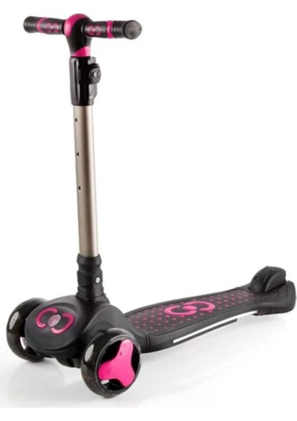 Pembe Nova Işıklı Çocuk Scooterı