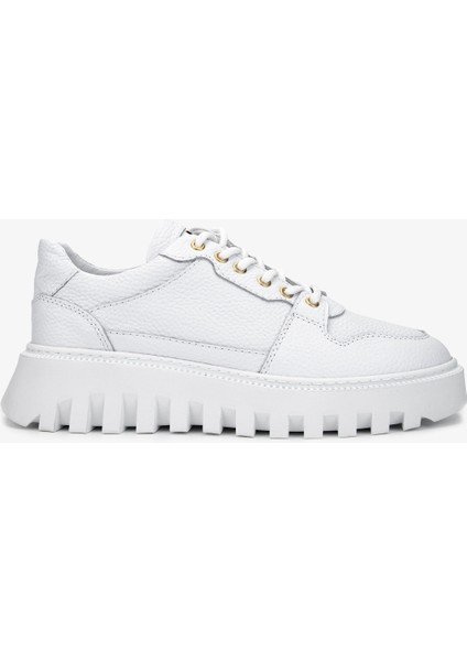 Erkek Deri Beyaz Sneakers & Spor Ayakkabı 352 21161 Erk Ayk SK24-25 Beyaz Fltr