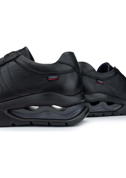 Erkek Deri Siyah Sneakers & Spor Ayakkabı 618 45424 Erk Ayk SK24-25 Negro indirimleri