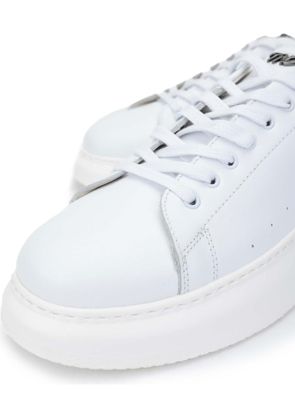 Erkek Deri Beyaz Sneakers & Spor Ayakkabı 933 Backs Erk Ayk SK24-25 Byz Dr/byz modelleri