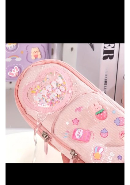 3 Katmanlı 6 Cepli Büyük Kapasiteli Okul Çantası Şeklinde Kalem Kutusu Kalemlik fiyatları