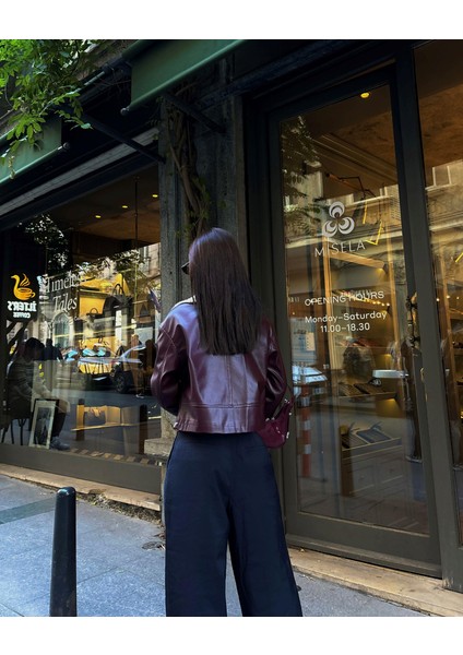 Leona Yaka Peluş Detay Ceket 2596 fırsatları