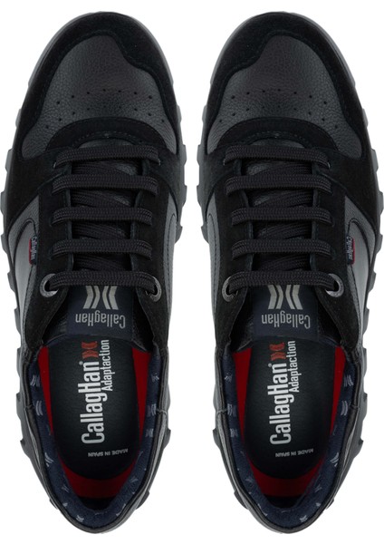 Erkek Deri Siyah Sneakers & Spor Ayakkabı 618 55301 Erk Ayk SK23/24 Negro indirimleri