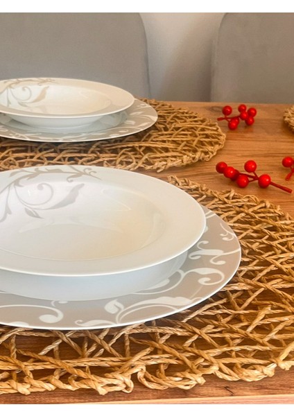 El Yapımı Oval Doğal Kağıt Ip Supla 2 Adet - 45 x 35 cm fiyatları