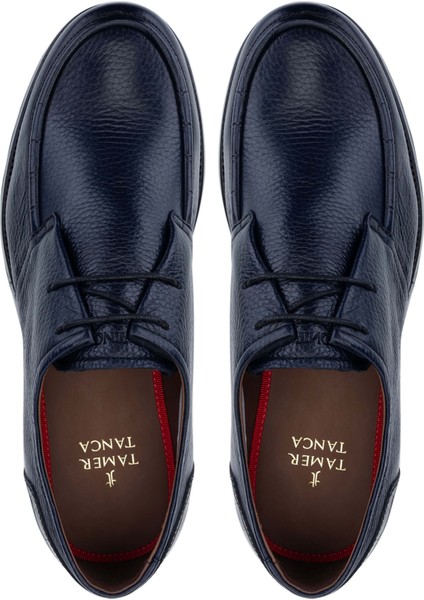 Erkek Deri Lacivert Casual Ayakkabı 477 67616 Erk Ayk SK24-25 Lacı Gyk/kroko