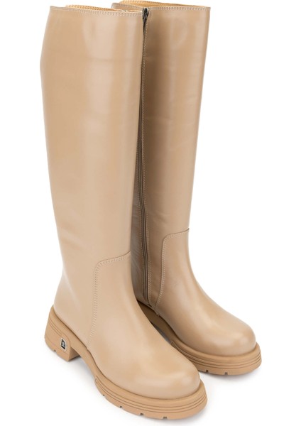 Kadın Deri Camel Casual Çizme 33 2041 Bn Czm SK24-25 Camel Dr