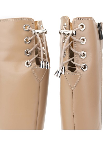 Kadın Deri Camel Casual Çizme 33 2041 Bn Czm SK24-25 Camel Dr