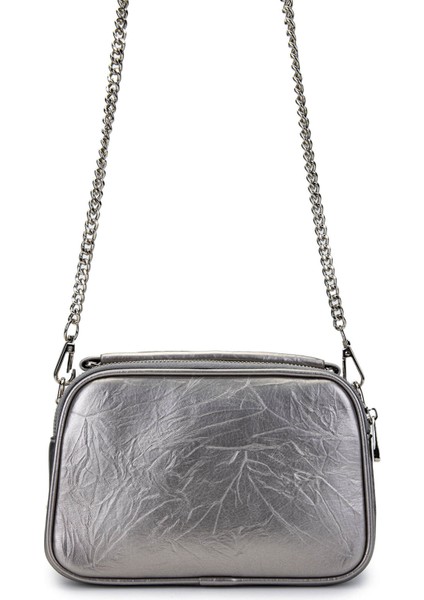 Kadın Vegan Metalik Omuz Çanta 921 26889 Bn Canta SK24-25 Pewter fırsatları