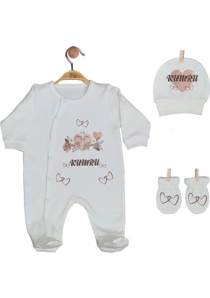 Isme Özel Organik Baskılı %100 Pamuk Tulum, Battaniye ve Yastık Kılıfı Hastane Çıkışı fiyatları