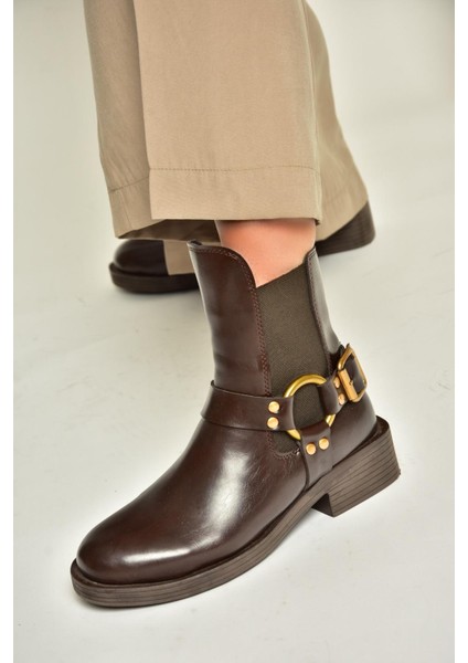 T820881009 Kahverengi Kadın Bot