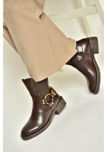 T820881009 Kahverengi Kadın Bot fırsatları