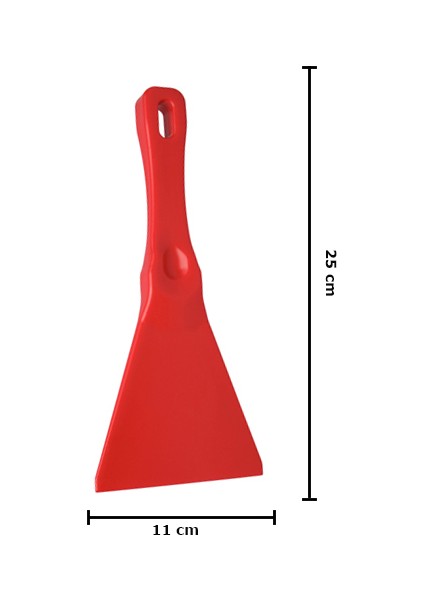 Gıda Sınıfı Renk Kodlu Spatula 11 cm - Kırmızı fiyatları