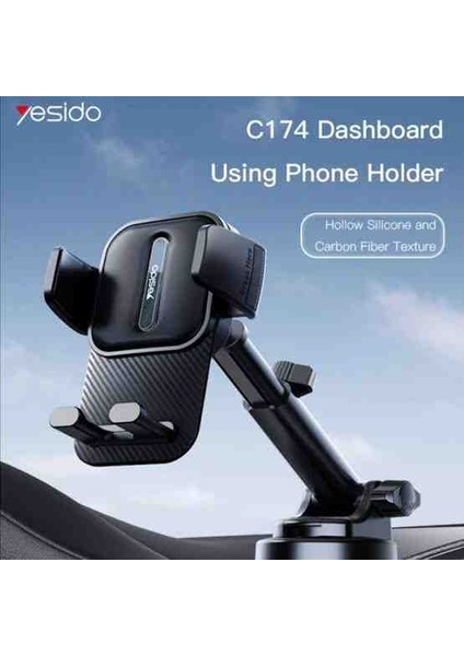 Araç telefon tutacağı yesido C174 güvencesiyle