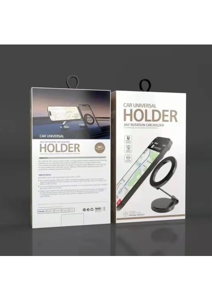 Katlanır Manyetik Araba Içi Magsafe Kompakt Cep Telefonu Tutucu 360 ° Dönebilen fırsatları