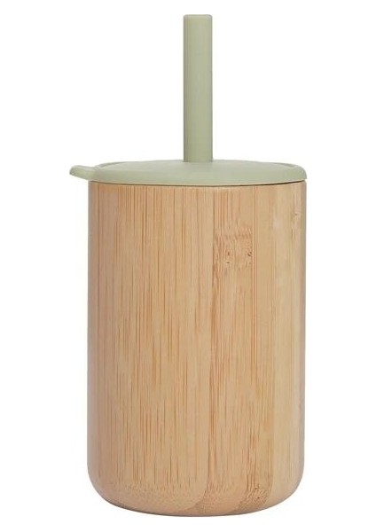 Besleme Bambu Bardaklarını Güvenli Bambu Gıda Sınıfı Pipetlerden Sızdırmaz Çocuk Su Bardakları Haline Getirelim (Yurt Dışından)