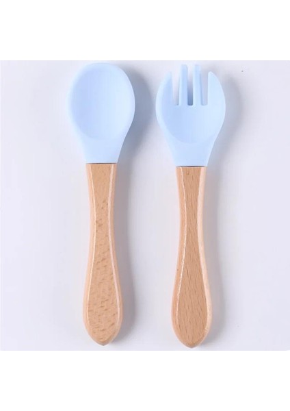Özelleştirilmiş Isim Kişiselleştirilmiş Bambu Çatal Ahşap Besleme Kaşığı Bebek Aksesuarı Organik Bpa Içermez (Yurt Dışından)
