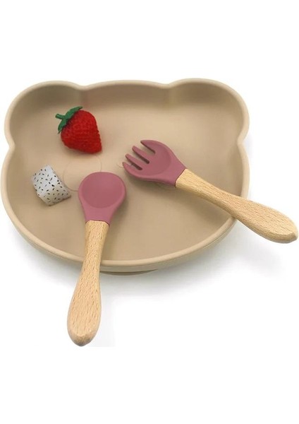 Özelleştirilmiş Isim Kişiselleştirilmiş Bambu Çatal Ahşap Besleme Kaşığı Bebek Aksesuarı Organik Bpa Içermez (Yurt Dışından) fırsatları