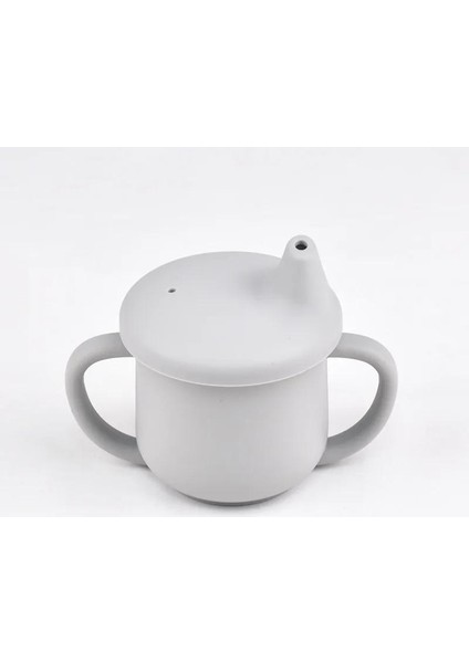 100% Gıda Sınıfı Besleme Drinkware Çift Saplı Sızdırmaz Çocuk Öğrenme Içme Bardağı Bpa Içermeyen Yürümeye Başlayan Su Şişesi (Yurt Dışından)