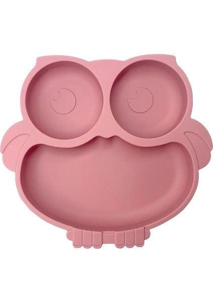 Küçük Çocukların Eğitimi ve Beslenmesi Için Uygun, Vantuzlu ve Yemek Tabağıyla Bpa Içermeyen Sevimli Baykuş Çocuk Kasesi (Yurt Dışından)