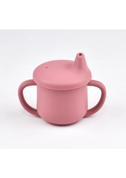 100% Gıda Sınıfı Besleme Drinkware Çift Saplı Sızdırmaz Çocuk Öğrenme Içme Bardağı Bpa Içermeyen Yürümeye Başlayan Su Şişesi (Yurt Dışından)