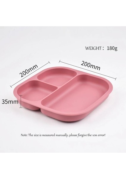 Çocuklar Için Gıdaya Uygun Yemek Tabağı, Üç Bölmeli Tabaklar, Yemek Eğitimi Sofra Takımları, Düşmeyi Önleyen Vantuzlu Besleme Tepsisi (Yurt Dışından) fiyatları