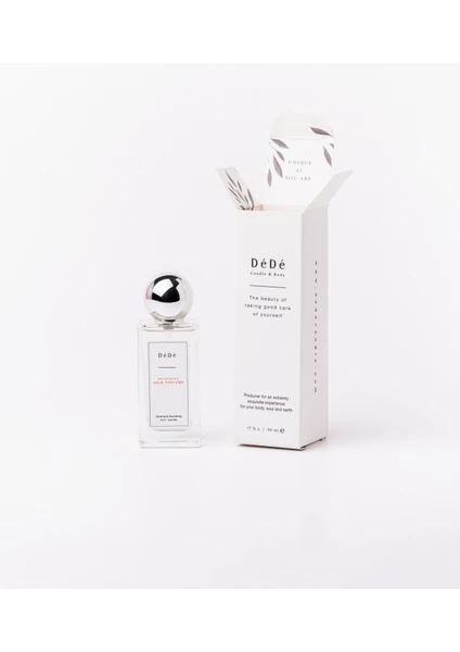 DeDe Candle & Body Saç Bakım Parfümü - Yenileyici - Çiçeksi ve Pudra Kokulu - Refreshing Hair Perfume