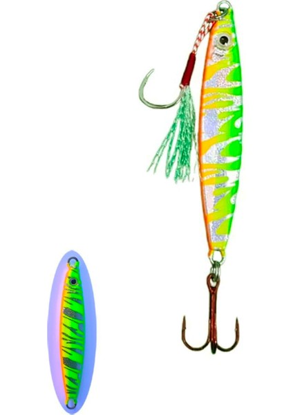 Sardin 34G - Sahte Yem Kaşık Rapala - Levrek, Palamut, Lüfer, Çinekop, Turna İçin En İyi Uv Jig Yem