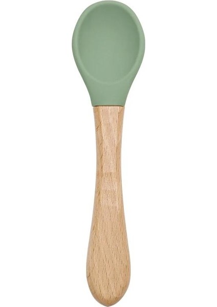 Çocuklar Için Uygulamalı Yetenek Geliştirmek Için Katı Yiyecekler Yemek Için Tahta Saplı Kaşık Sofra Takımını Beslemek (Yurt Dışından)