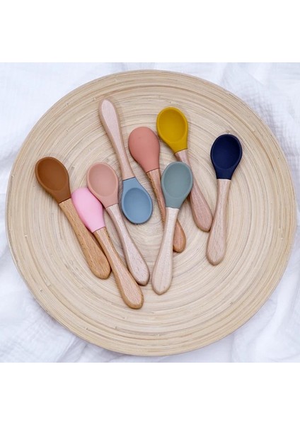 Çocuklar Için Uygulamalı Yetenek Geliştirmek Için Katı Yiyecekler Yemek Için Tahta Saplı Kaşık Sofra Takımını Beslemek (Yurt Dışından) fiyatları