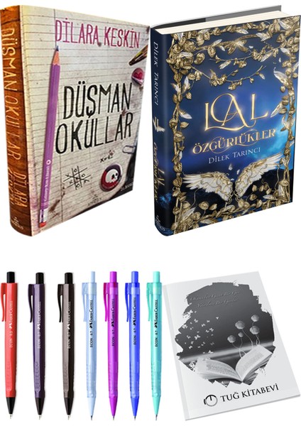 Lal Özgürlükler 2 Ciltli ve Ephesus Düşman Okullar 1 Ciltli Dilara Keskin 2li Set