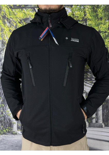 Taktikal Cargocep Kargocep Outdoor Içipolar Sıvı ve Rüzgar Geçirmez Kapüşonu Çıkabilen Softjel Mont