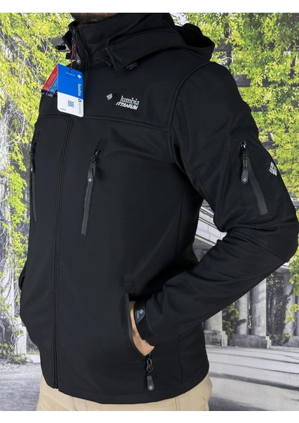 Taktikal Cargocep Kargocep Outdoor Içipolar Sıvı ve Rüzgar Geçirmez Kapüşonu Çıkabilen Softjel Mont