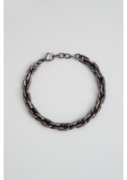 Modern Stil 21 cm Çelik Erkek Zincir Bileklik