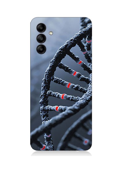 Samsung Galaxy A35 Uyumlu Dna Sarmalı Desenli Silikon Kılıf
