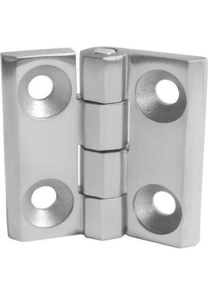 Mobilya Dolap Kapak Hobi Menteşesi Metal Krom 5 cm x 5 cm Kare Yaprak Menteşe 1 Adet