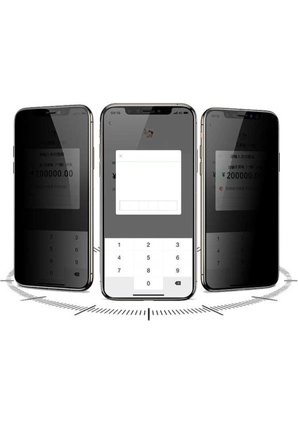 iPhone 16 Davin 5d Privacy Cam Ekran Koruyucu