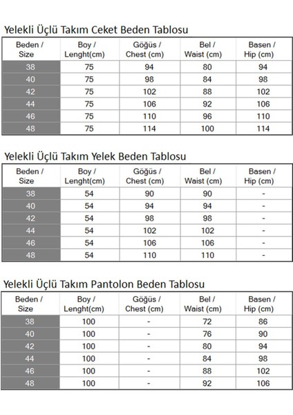 Yelekli Üçlü Takım Siyah 19222
