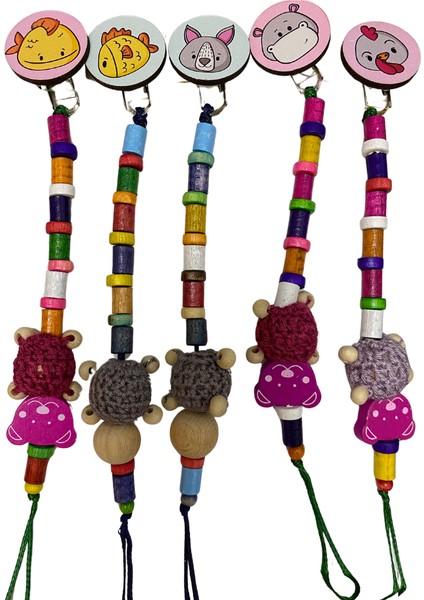 Amigurimi Örgülü Emzik Askısı