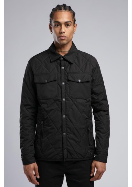 Dustin Erkek Mont Siyah modelleri