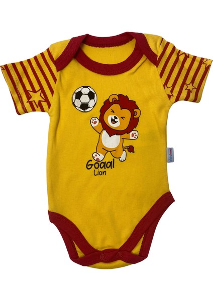 Aslan Yarım Kol Badi - Sarı ve Kırmızı